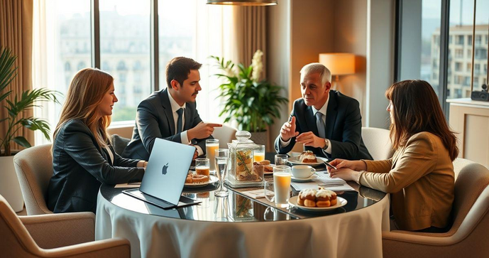 Café da Manhã Empresarial: Como Organizar o Evento Perfeito para Impulsionar Networking e Produtividade Café da Manhã Empresarial: Como Organizar o Evento Perfeito para Impulsionar Networking e Produtividade