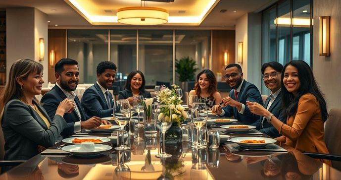 Almoço Confraternização Empresa: Dicas para um Evento Memorável Almoço Confraternização Empresa: Dicas para um Evento Memorável